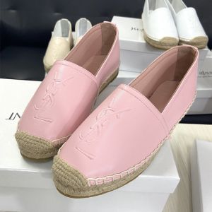 Saint Laurent Monogram Espadrilles Women Lambskin Pink