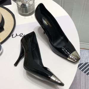 Saint Laurent Blade Pumps Women Patent Leather Black